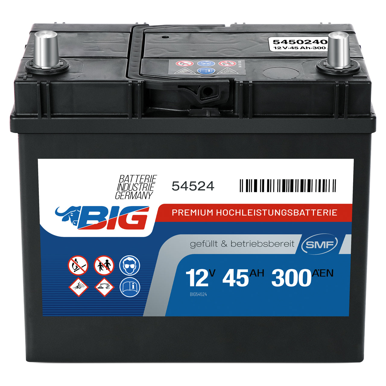Autobatterie 45Ah 12V 440A/EN ATLANT TOP ANGEBOT SOFORT & NEU 45 Ah
