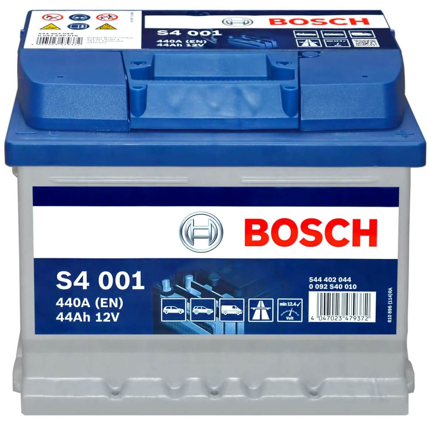 Bosch Auto Batterie S4 12V 44Ah 440A Ford Fiesta MK 5 MK 6 in Düsseldorf -  Pempelfort, Ersatz- & Reparaturteile