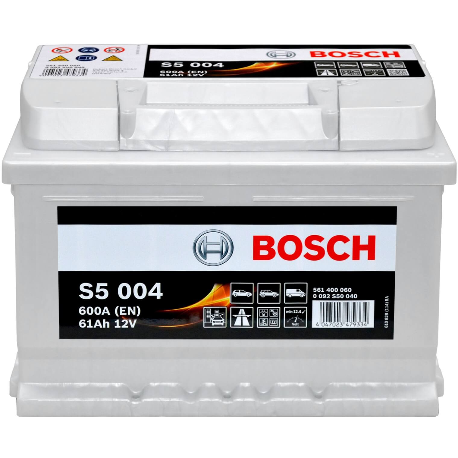 Batterie moto Bosch 12V 6 Ah 50 A Réf: 0092M60070 ( Ref origine