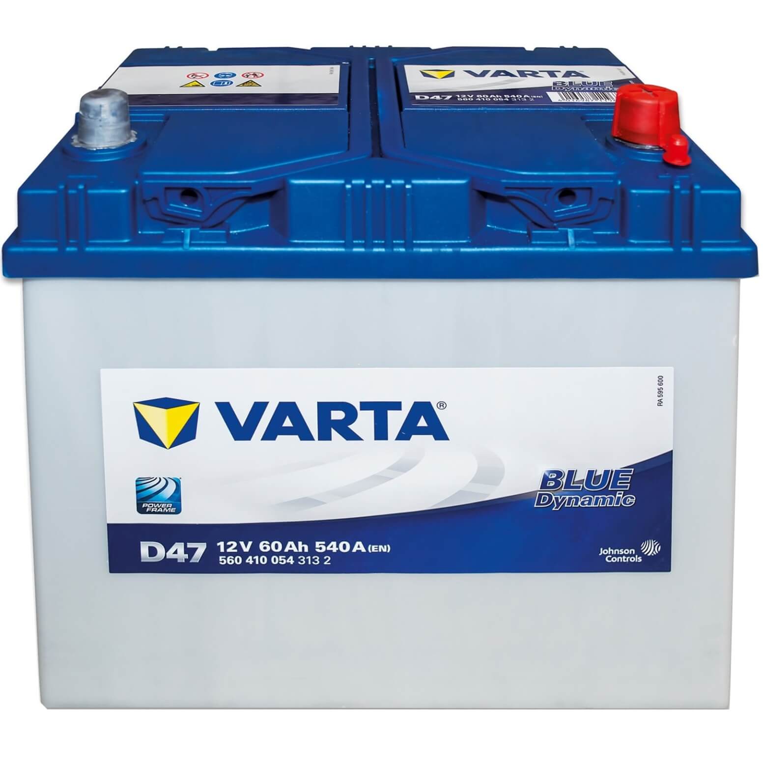 Autobatterie Varta D47 Blue Dynamic 12V 60Ah 540A - Rupteur