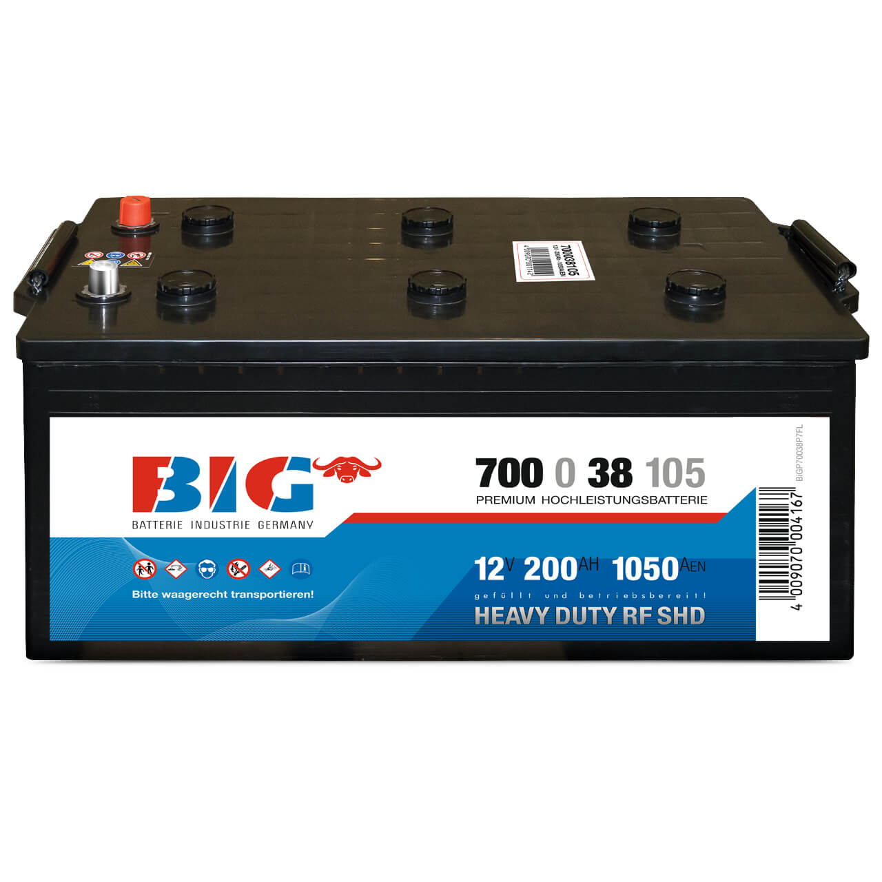 Batterie 12V 200Ah 1050A - Universel