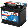 BIG +30% 12V 45Ah 420A/EN Autobatterie