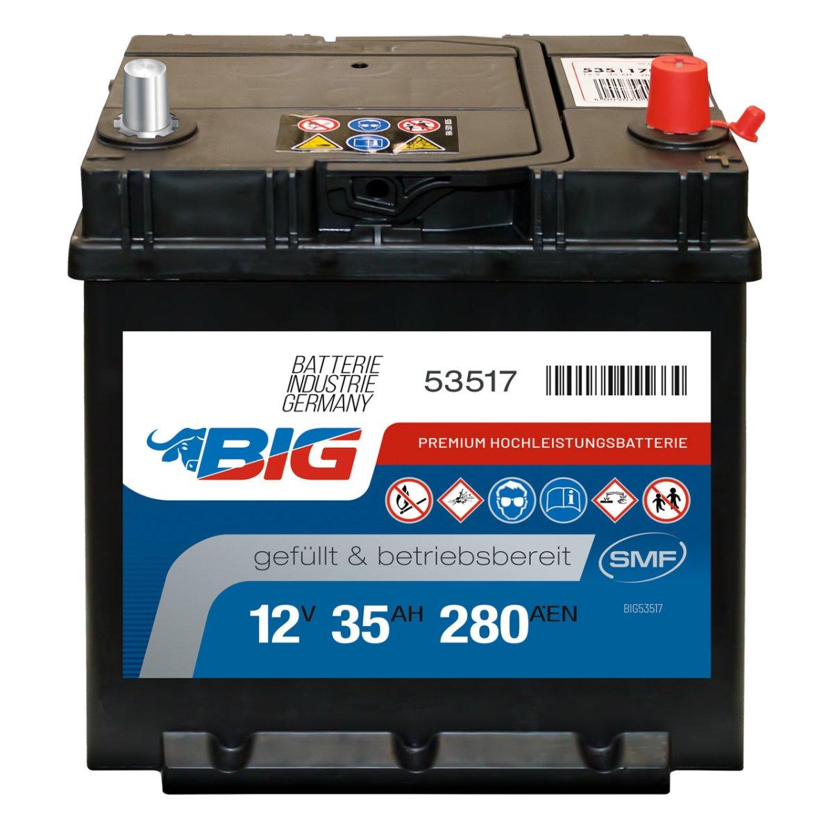 BIG Premium 53517 12V 35Ah 280A/EN Autobatterie