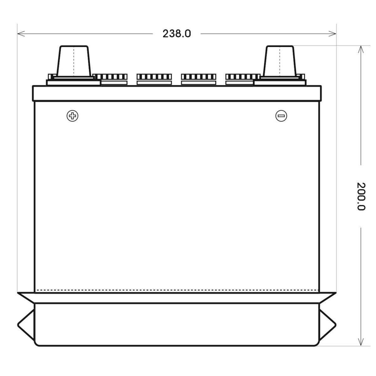 BIG Premium 53880 12V 38Ah 240A/EN Autobatterie