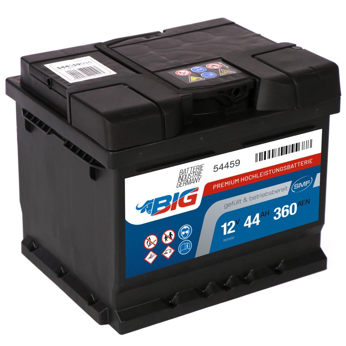 BIG Premium 54459 12V 44Ah 360A/EN Autobatterie