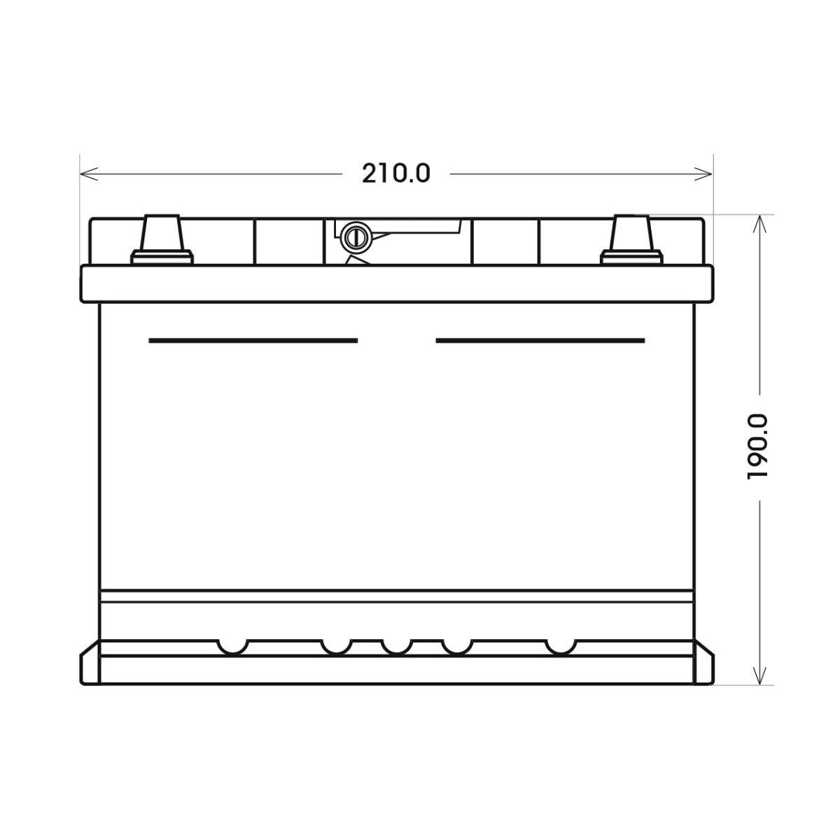 BIG Premium 54464 12V 44Ah 360A/EN Autobatterie