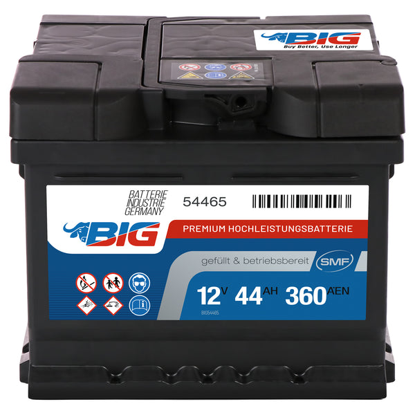 BIG Premium 54465 12V 44Ah 360A/EN Autobatterie