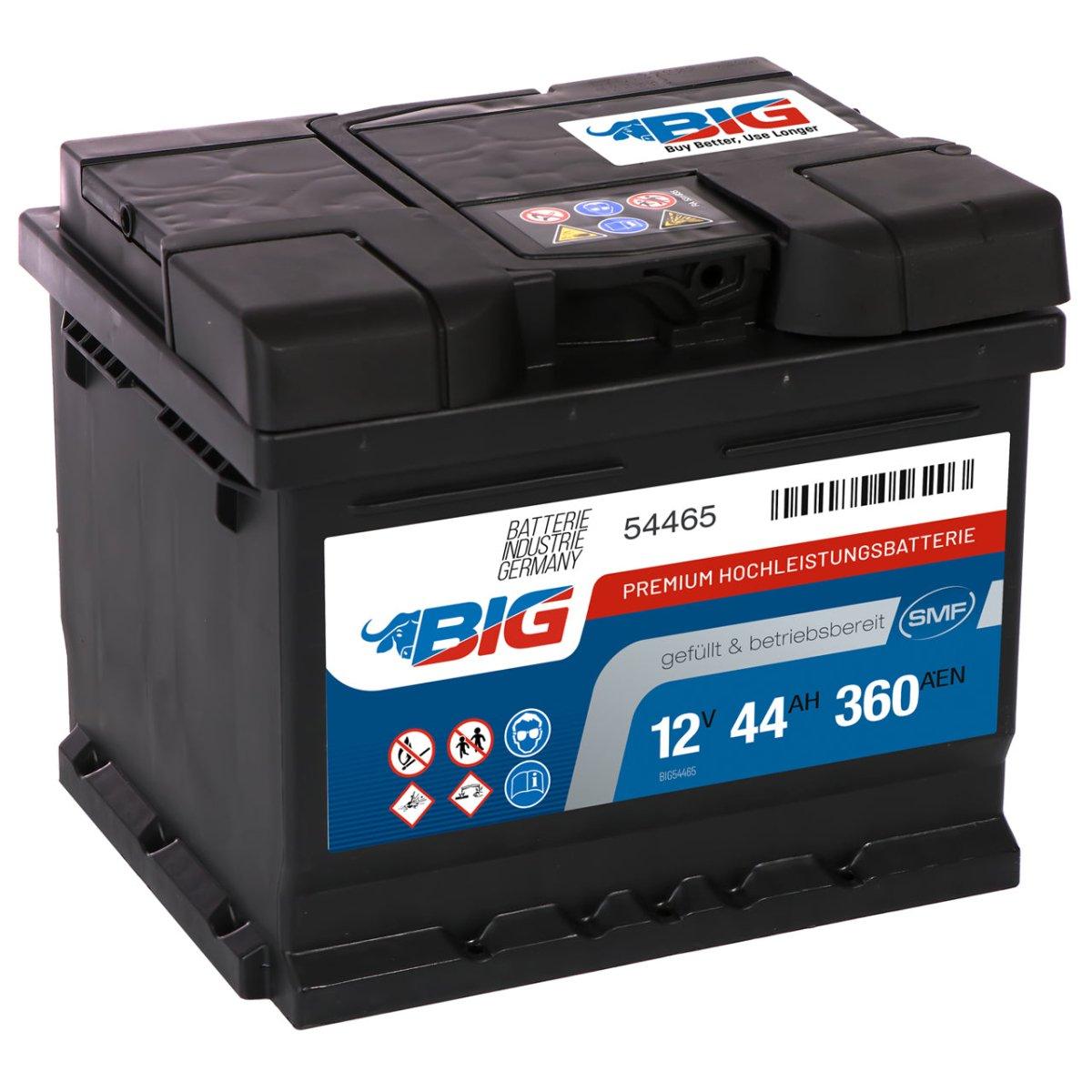 BIG Premium 54465 12V 44Ah 360A/EN Autobatterie