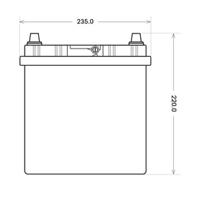 BIG Premium 54524 12V 45Ah 300A/EN Autobatterie