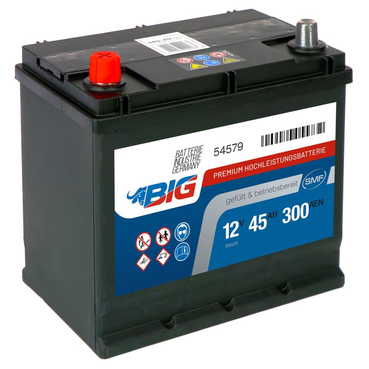 BIG Premium 54579 12V 45Ah 300A/EN Autobatterie