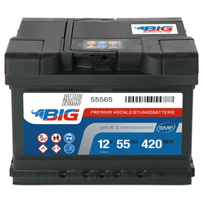 BIG Premium 55565 12V 55Ah 420A/EN Autobatterie