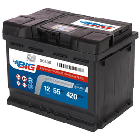 BIG Premium 55565 12V 55Ah 420A/EN Autobatterie