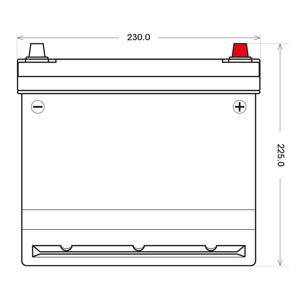 BIG Premium 56068B01 12V 60Ah 390A/EN Autobatterie