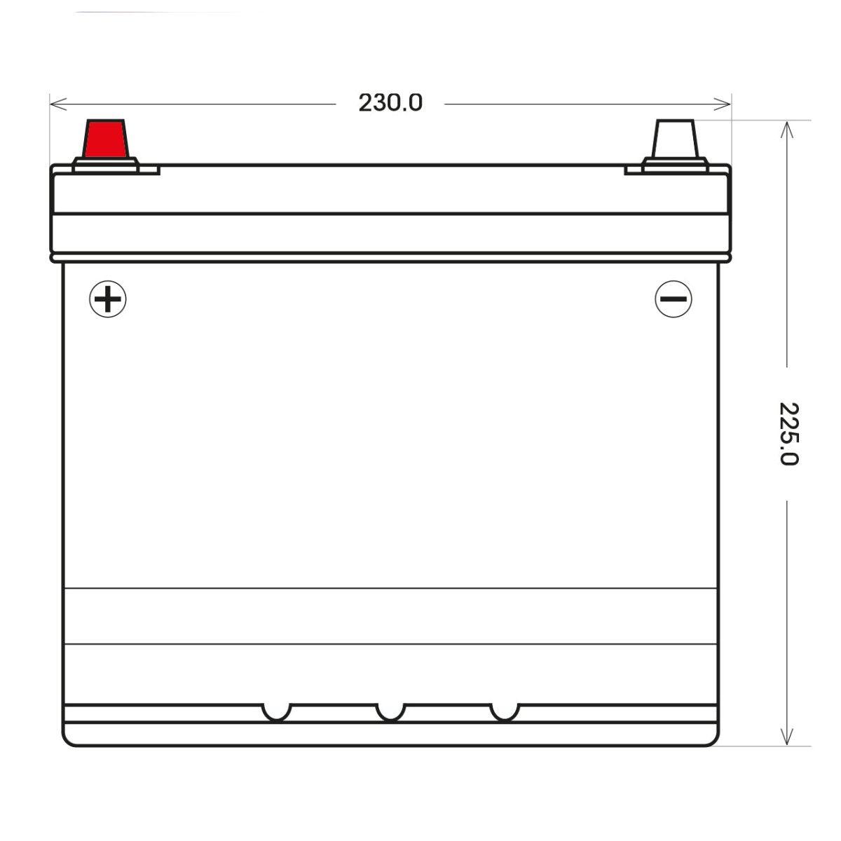 BIG Premium 56069B01 12V 60Ah 390A/EN Autobatterie