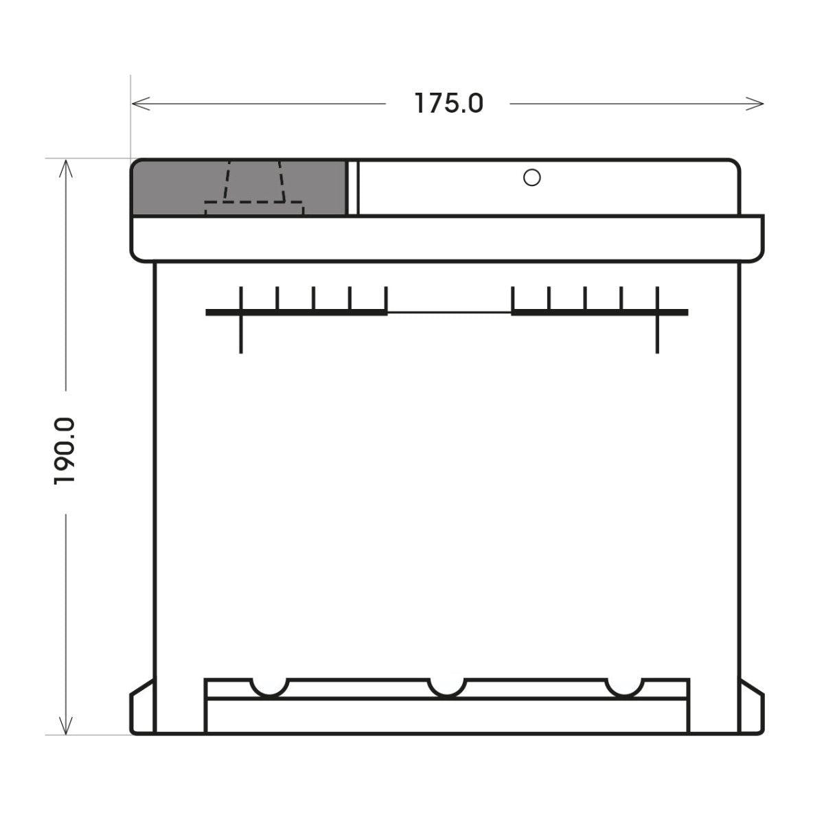 BIG Premium 56111 12V 61Ah 540A/EN Autobatterie