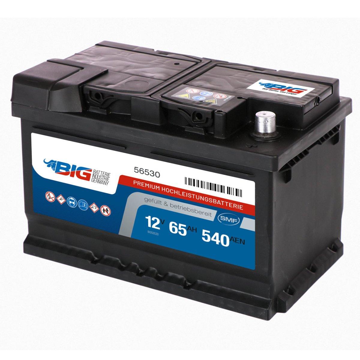 BIG Premium 56530 12V 65Ah 540A/EN Autobatterie