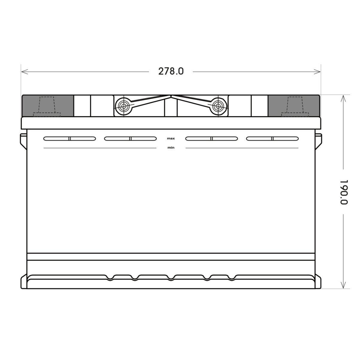 BIG Premium 56641 12V 66Ah 510A/EN Autobatterie