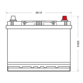 BIG Premium 57029 12V 70Ah 540A/EN Autobatterie