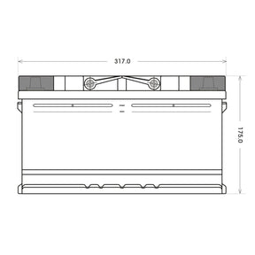 BIG Premium 57539 12V 75Ah 640A/EN Autobatterie