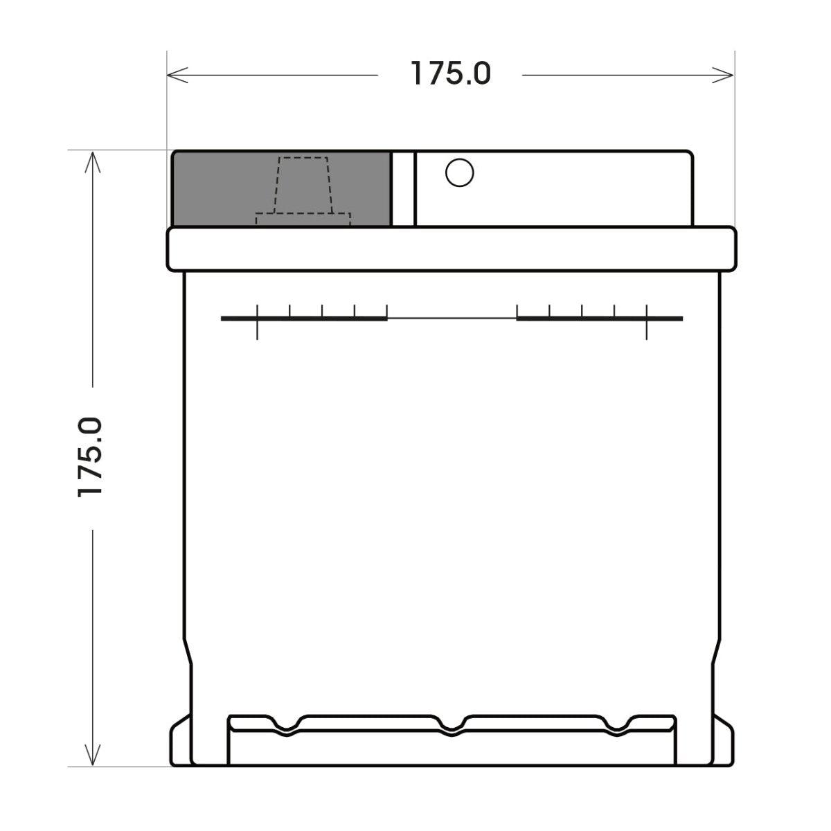 BIG Premium 57539 12V 75Ah 640A/EN Autobatterie