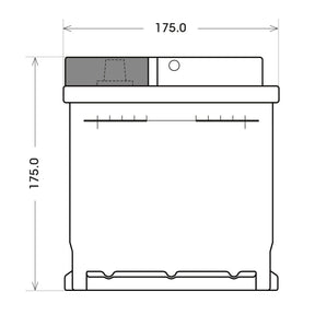 BIG Premium 57539 12V 75Ah 640A/EN Autobatterie