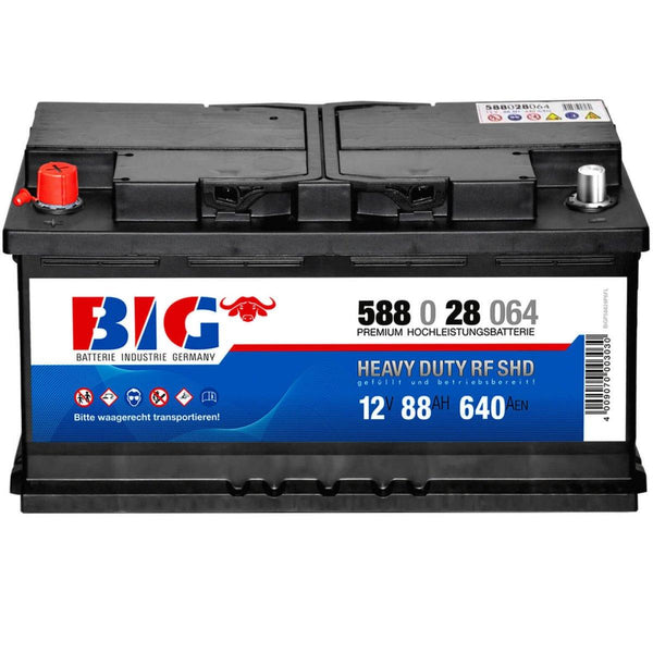 BIG Premium 58828 12V 88Ah 640A/EN Autobatterie