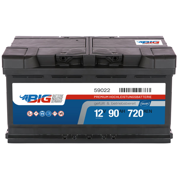 BIG Premium 59022 12V 90Ah 720A/EN Autobatterie