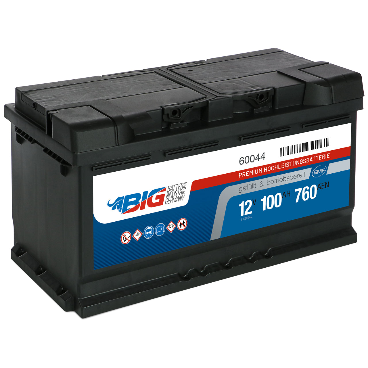 SP60044N 12V 100Ah 900A Eagle Premium Starterbatterie - Eagle Premium  (Wartungsfrei) - Säntis Batterie AG