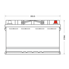 BIG Premium 60044 12V 100Ah 760A/EN Autobatterie