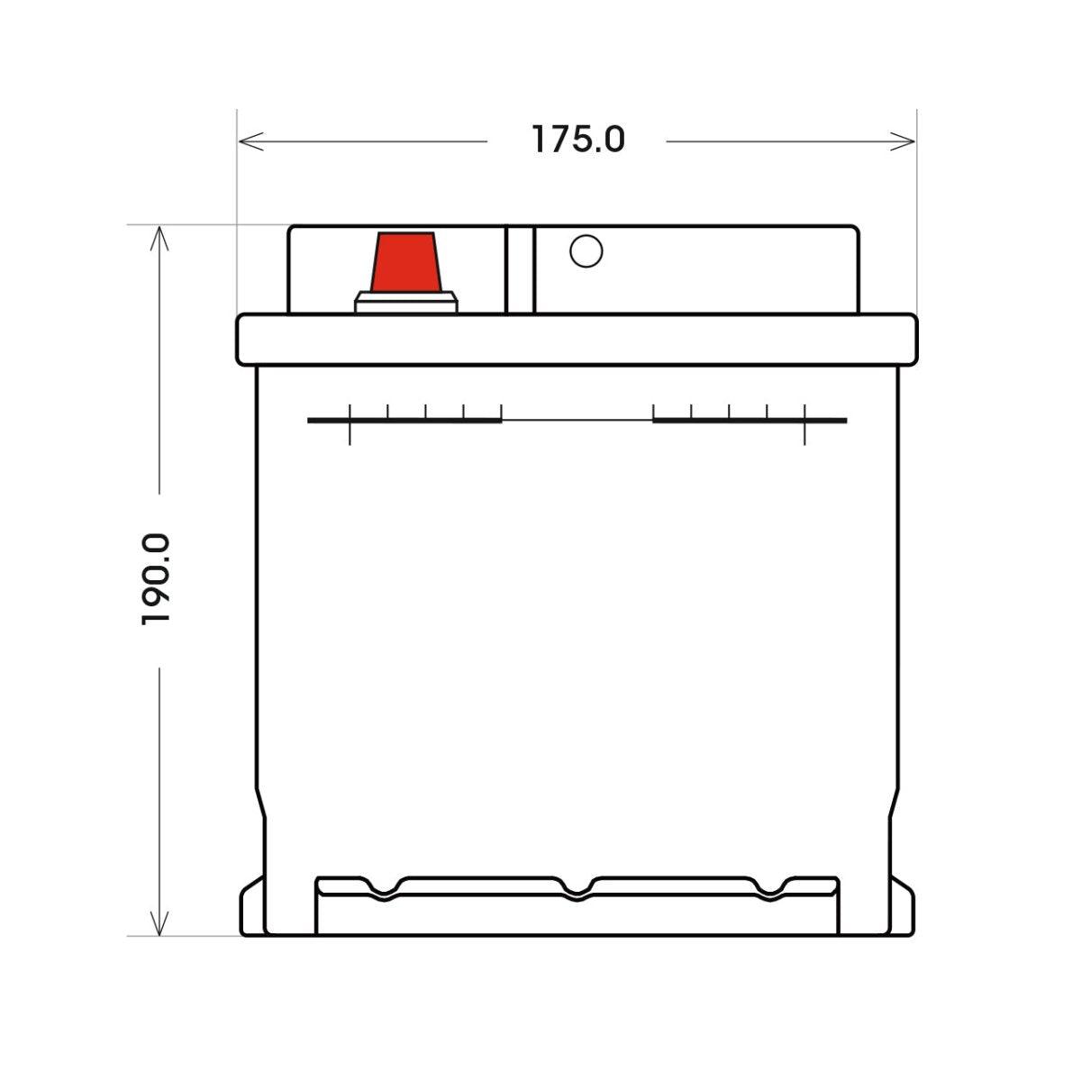 BIG Premium 60044 12V 100Ah 760A/EN Autobatterie