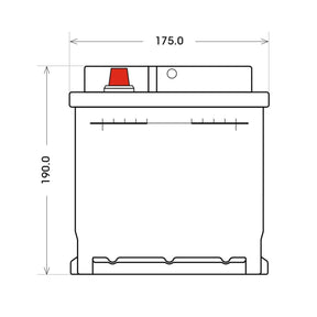 BIG Premium 60044 12V 100Ah 760A/EN Autobatterie