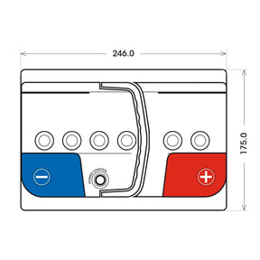 BIG +30% 12V 65Ah 600A/EN Autobatterie