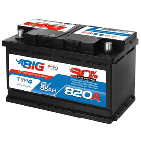 BIG +30% 12V 85Ah 820A/EN Autobatterie