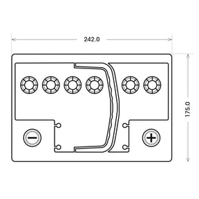 BIG Start-Stop AGM 12V 60Ah 700A/EN Autobatterie