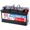 BIG Start-Stop AGM 12V 95Ah 950A/EN Autobatterie