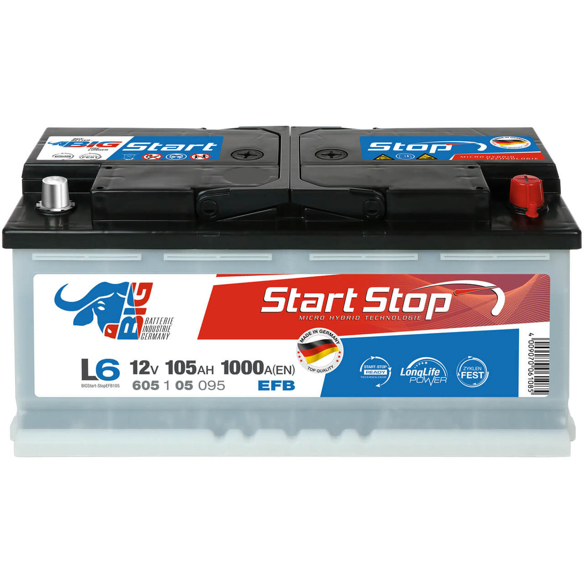 BIG Start-Stop EFB 12V 105Ah 1000A/EN Autobatterie