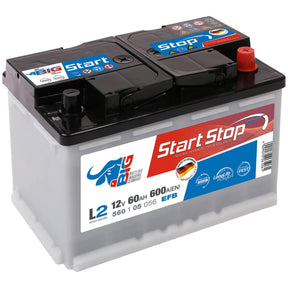 BIG Start-Stop EFB 12V 60Ah 600A/EN Autobatterie