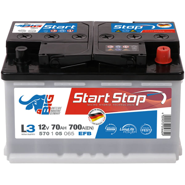 BIG Start-Stop EFB 12V 70Ah 700A/EN Autobatterie