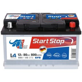 BIG Start-Stop EFB 12V 80Ah 800A/EN Autobatterie