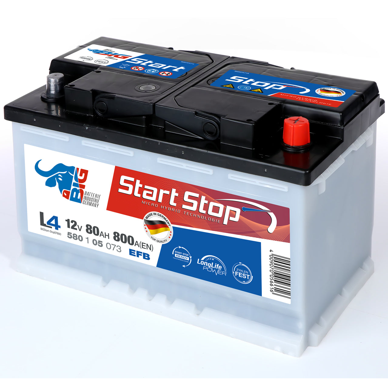 Batterie Starteo Start and Stop 80AH 800A - Origine Pièces Auto