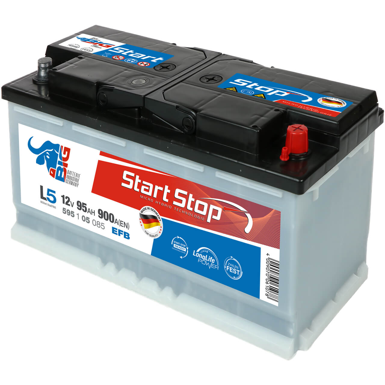 BIG Start-Stop EFB 12V 95Ah 900A/EN Autobatterie