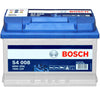 Autobatterie BOSCH S4008 12V 74Ah Front