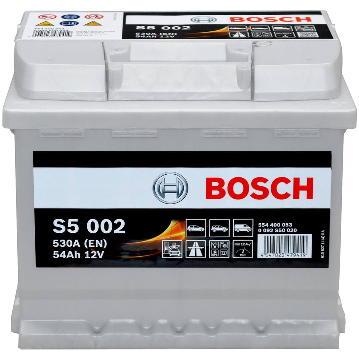 Autobatterie 55Ah 12V +50% Power 520A ersetzt 45Ah 50Ah 52Ah 52Ah 60Ah  Speed Max