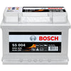 Autobatterie BOSCH S5004 12V 61Ah Front