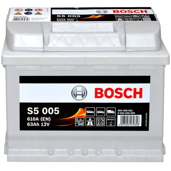 Bosch S5005 12V 63Ah 610A/EN Autobatterie