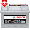 Autobatterie BOSCH S5006 12V 63Ah Front