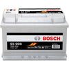 Autobatterie BOSCH S5008 12V 77Ah Front