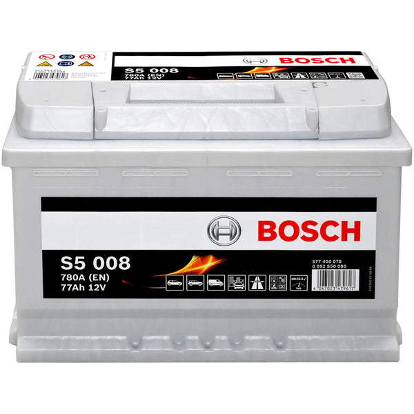 Bosch S5008 12V 77Ah 780A/EN Autobatterie