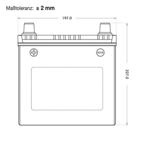 BlackMax ASIA 45-13 12V 45Ah 390A/EN Autobatterie