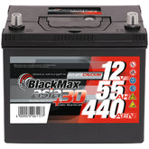 BlackMax ASIA 55-03 12V 55Ah 440A/EN Autobatterie